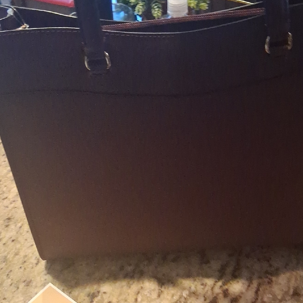 Michael Kors Burgundy Leather Tote - Picture 6 of 8